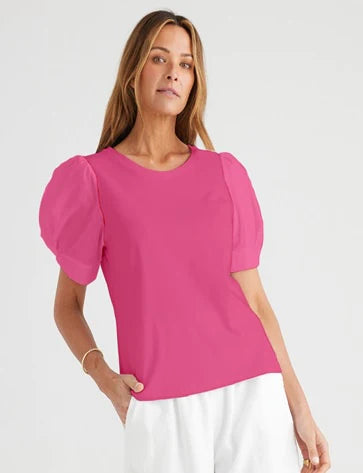 Abigail T-Shirt - Hot Pink