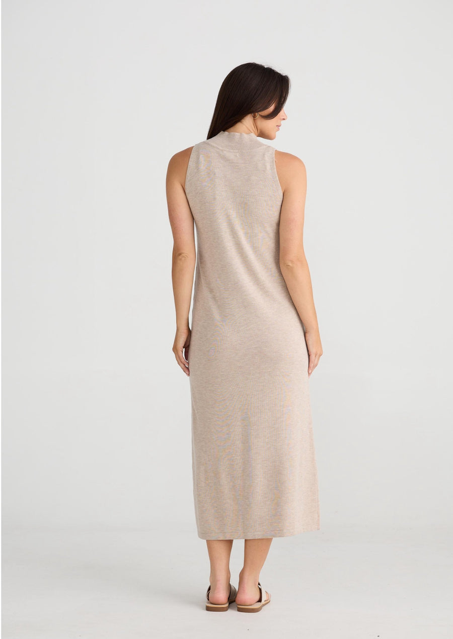 Eden Knit Dress - Pebble