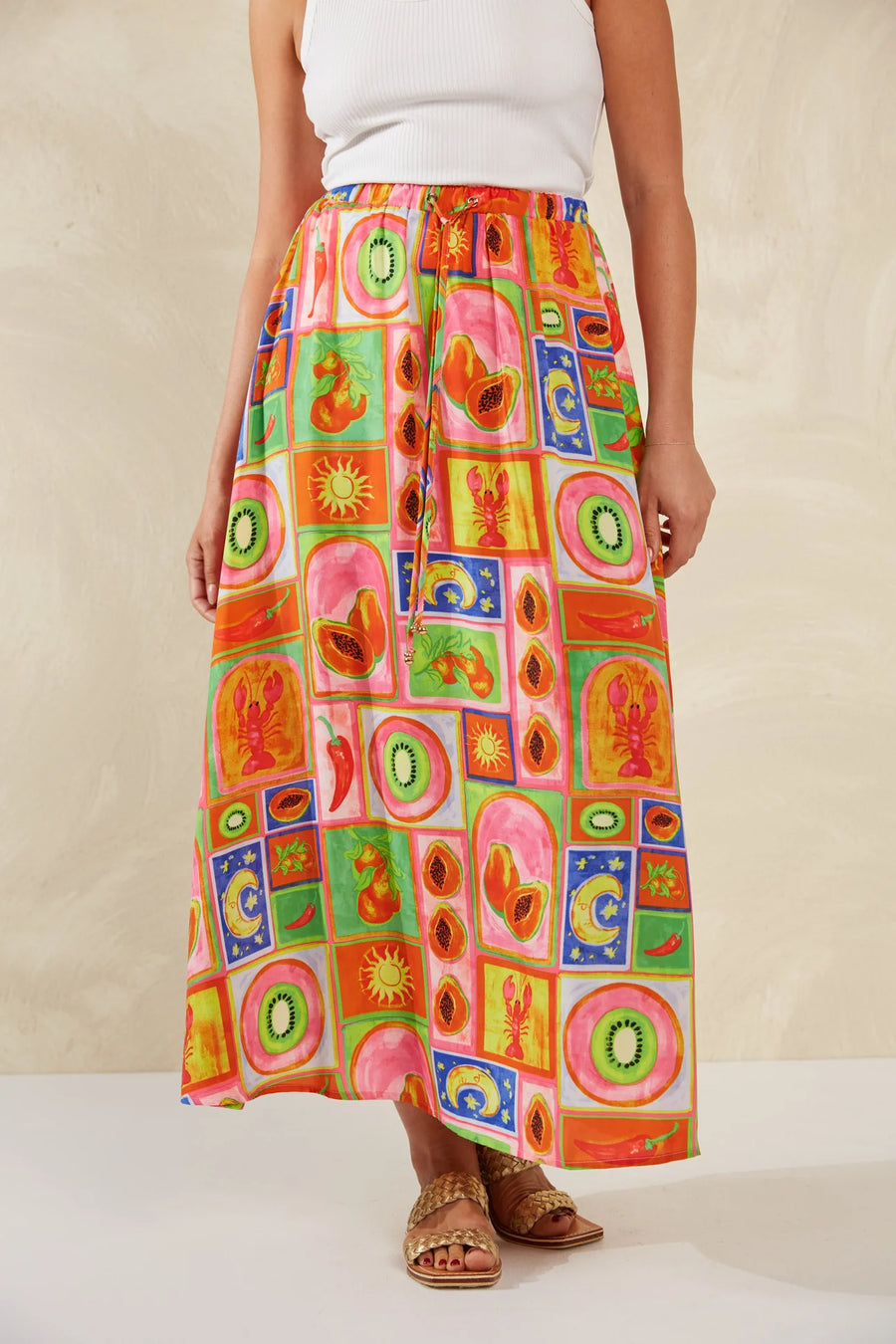 Portofino Maxi Skirt - Spritz