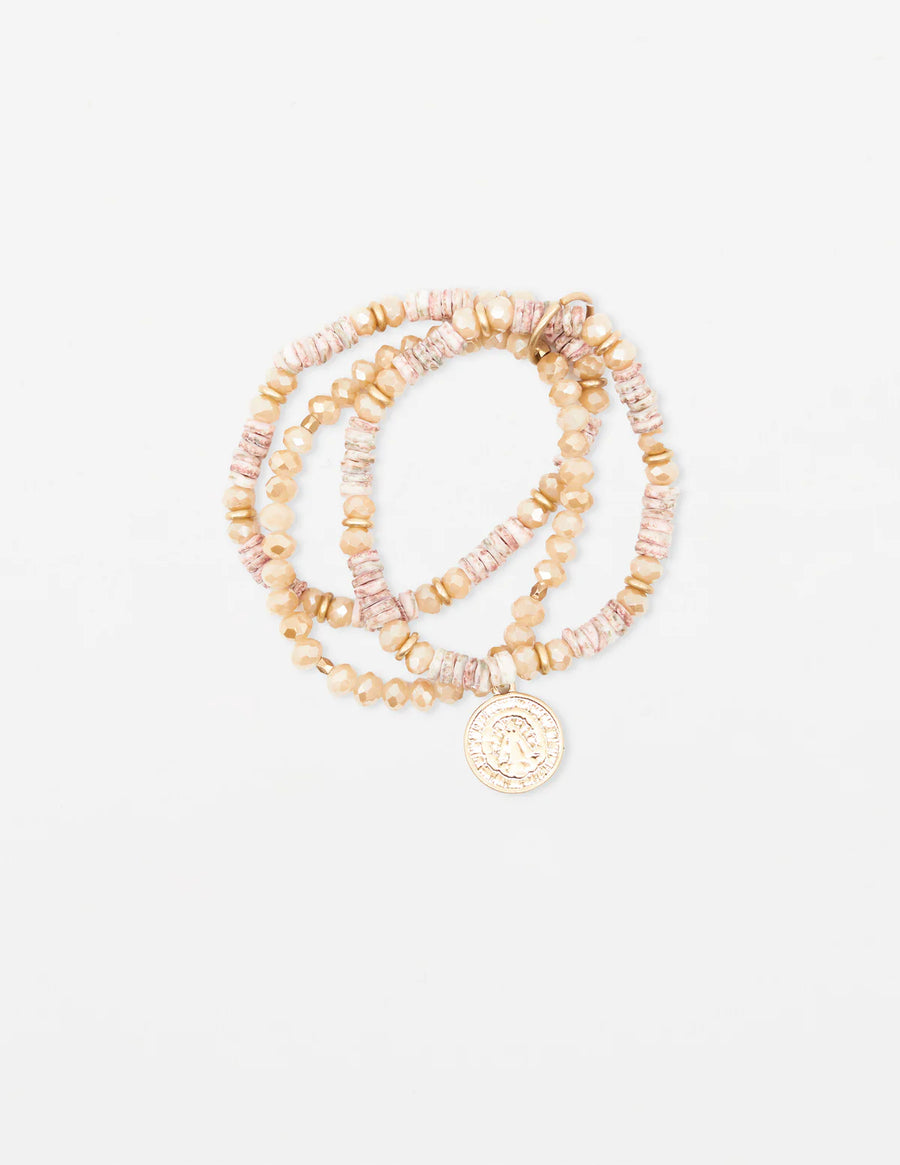 Peach moonstone Bracelet