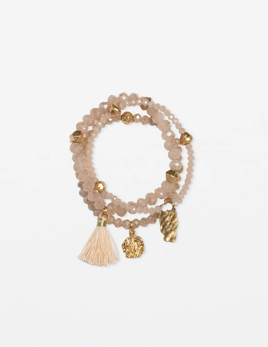 Rose Quartz Bracelet Set