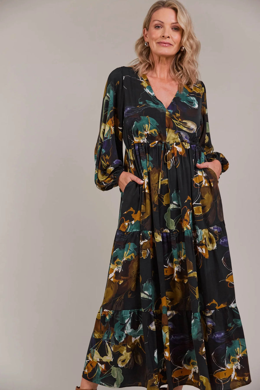 Elsie Maxi Dress- Botanical