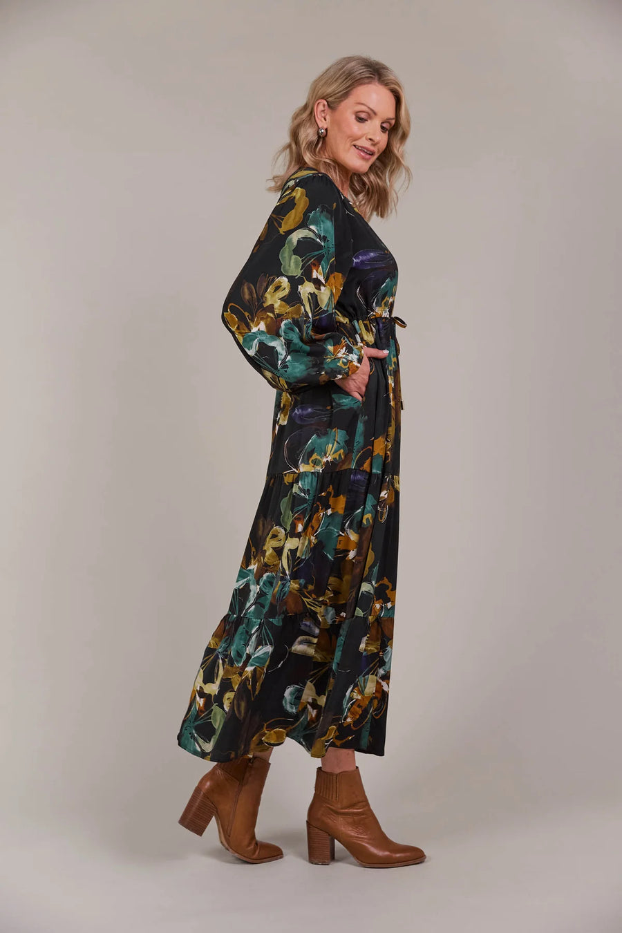 Elsie Maxi Dress- Botanical