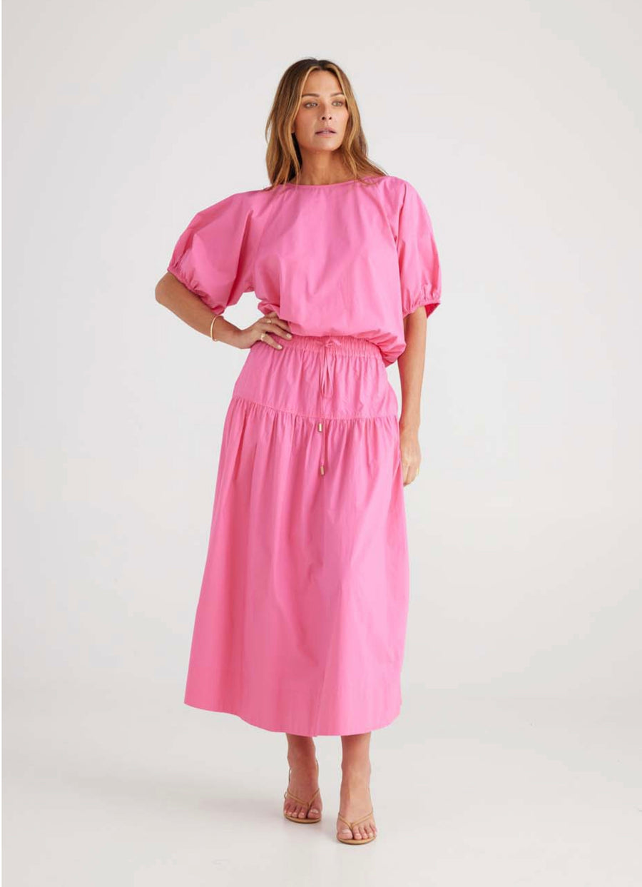 Provence Skirt - Hot Pink