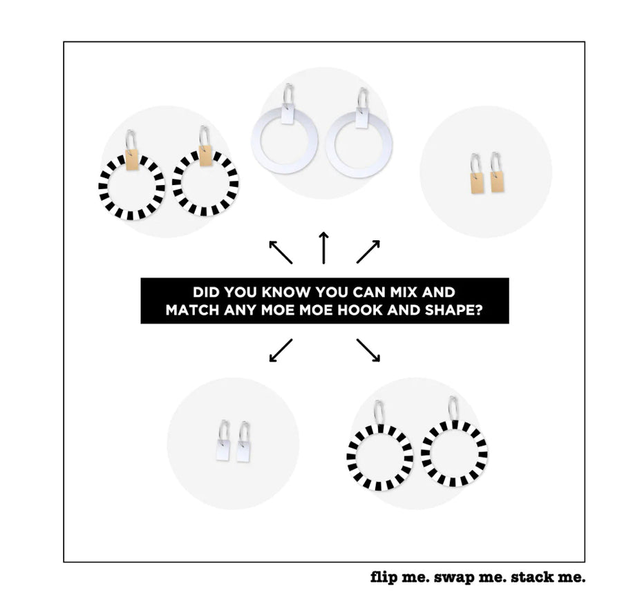 Outline Circle earrings